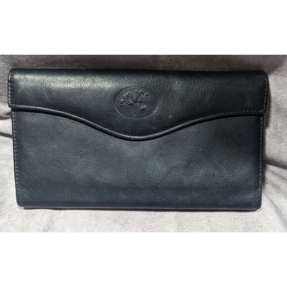 Vintage Buxton Leather Black Wallet With Attached Coin Pouch - Picture 12 of 16